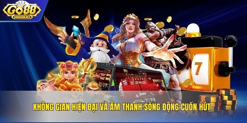 Không gian hiện đại và âm thanh sống động cuốn hút