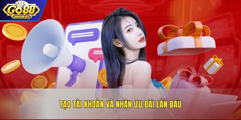 Tạo tài khoản và nhận ưu đãi lần đầu